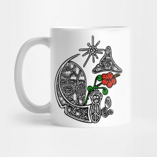 Puerto Rico Indigenous Symbols Mug